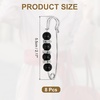 image:imageMECCANIXITY Pearl Brooch Pins Decorative Sweater Safety Pin BroochBlackSilver