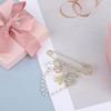image:imageNumber 5 Lapel Brooches and Pins Designer Brooches for Women Vintage Gold Pins and Brooch Imitating Pearl Rhinestone Brooch Pin Fashion Lapel Pin for Wedding Banquet Jewelry GiftNumber 5