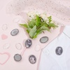 image:imagePH PandaHall 10 Sets Brooch Cabochon Vintage Oval Cabochon Bezel Antique Silver Photo Brooch Blank Bezel with Clear Glass Cabochon Dome Memorial Photo Pins for Jewelry Making DIY Findings 51x40 mm