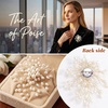 image:imagePearl Brooch for Women Large White Flower Blooming Brooch Pins Statement Pearls Floral Brooches Pins Decoration for Wedding Party Jewelry Accessories 1PC