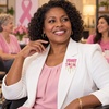 image:imagePink Ribbon Pin Breast Cancer Gifts for Women Girls Breast Cancer Awareness Lapel Pins Hope Love Fight Hope Official Ribbon Pins Breast Cancer Brooch1Pcs