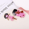 image:imagePink Ribbon Pin Breast Cancer Gifts for Women Girls Breast Cancer Awareness Lapel Pins Hope Love Fight Hope Official Ribbon Pins Breast Cancer Brooch2Pcs