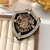 image:imageRetro Royal Crown Brooch Pins for Women Vintage Gold Brooch for MenBlack