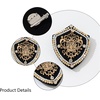 image:imageRetro Royal Crown Brooch Pins for Women Vintage Gold Brooch for MenBlack