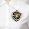 image:imageRetro Royal Crown Brooch Pins for Women Vintage Gold Brooch for MenBlack