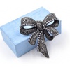 image:imageRhinestone Black Flower Brooches Women Vintage Antique Silver Brooch Pin Elegant Exquisite BrochesBowknitstyle03