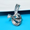 image:imageRhinestone Black Flower Brooches Women Vintage Antique Silver Brooch Pin Elegant Exquisite BrochesRibbon