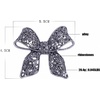 image:imageRhinestone Black Flower Brooches Women Vintage Antique Silver Brooch Pin Elegant Exquisite BrochesZ02
