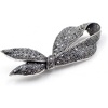 image:imageRhinestone Black Flower Brooches Women Vintage Antique Silver Brooch Pin Elegant Exquisite Brochesblack tie