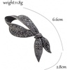 image:imageRhinestone Black Flower Brooches Women Vintage Antique Silver Brooch Pin Elegant Exquisite Brochesblack tie