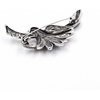image:imageRhinestone Black Flower Brooches Women Vintage Antique Silver Brooch Pin Elegant Exquisite Brochesflowerstyle01