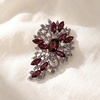 image:imageRhinestone Flower Brooch Pin for Women Sparkly Crystal for Wedding BridalPurple