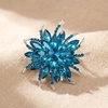 image:imageRose Brooch for Women and Men Elegant Rhinestone Flower Lapel Pin Classic Flower Jewelry Accessory for Weddings Formal Parties and Dress DecorBlue