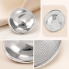 image:imageRound Silver Brooches and Pins for Women 2 Metal Irregular Brooch Clip