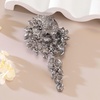 image:imageSELOVO Large Long Flower Brooch Pin for Women Wedding Party Brooch PendantBlack