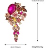 image:imageSELOVO Large Long Flower Brooch Pin for Women Wedding Party Brooch PendantHot Pink
