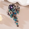 image:imageSELOVO Large Long Flower Brooch Pin for Women Wedding Party Brooch PendantPurple