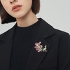 image:imageStunning Rhinestone Peacock Brooch Pin for Women Crystal Bird Lapel Pin for Blazer Jacket HatHot Pink