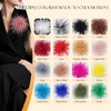 image:imageTHARAHT Feather Flower Brooch Pin 150mm Elegant Floral Lapel Pin for Women Men Suit Dress Shawl Accessory for Wedding Party Banquet Dance Banquet Fashion Jewelry Clothes AccessoriesDirty Pink