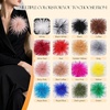 image:imageTHARAHT Feather Flower Brooch Pin 150mm Elegant Floral Lapel Pin for Women Men Suit Dress Shawl Accessory for Wedding Party Banquet Dance Banquet Fashion Jewelry Clothes AccessoriesLight Pink
