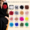 image:imageTHARAHT Feather Flower Brooch Pin 150mm Elegant Floral Lapel Pin for Women Men Suit Dress Shawl Accessory for Wedding Party Banquet Dance Banquet Fashion Jewelry Clothes AccessoriesRed