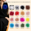 image:imageTHARAHT Feather Flower Brooch Pin 150mm Elegant Floral Lapel Pin for Women Men Suit Dress Shawl Accessory for Wedding Party Banquet Dance Banquet Fashion Jewelry Clothes AccessoriesBlue