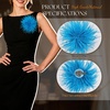 image:imageTHARAHT Feather Flower Brooch Pin 150mm Elegant Floral Lapel Pin for Women Men Suit Dress Shawl Accessory for Wedding Party Banquet Dance Banquet Fashion Jewelry Clothes AccessoriesAqua Blue