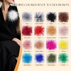 image:imageTHARAHT Feather Flower Brooch Pin 150mm Elegant Floral Lapel Pin for Women Men Suit Dress Shawl Accessory for Wedding Party Banquet Dance Banquet Fashion Jewelry Clothes AccessoriesWhite
