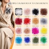 image:imageTHARAHT Feather Flower Brooch Pin 150mm Elegant Floral Lapel Pin for Women Men Suit Dress Shawl Accessory for Wedding Party Banquet Dance Banquet Fashion Jewelry Clothes AccessoriesMix BlackWhite