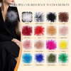 image:imageTHARAHT Feather Flower Brooch Pin 150mm Elegant Floral Lapel Pin for Women Men Suit Dress Shawl Accessory for Wedding Party Banquet Dance Banquet Fashion Jewelry Clothes AccessoriesGray