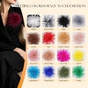 image:imageTHARAHT Feather Flower Brooch Pin 150mm Elegant Floral Lapel Pin for Women Men Suit Dress Shawl Accessory for Wedding Party Banquet Dance Banquet Fashion Jewelry Clothes AccessoriesWine Red