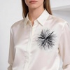 image:imageTHARAHT Feather Flower Brooch Pin 150mm Elegant Floral Lapel Pin for Women Men Suit Dress Shawl Accessory for Wedding Party Banquet Dance Banquet Fashion Jewelry Clothes AccessoriesMix BlackWhite