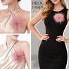 image:imageTHARAHT Feather Flower Brooch Pin 150mm Elegant Floral Lapel Pin for Women Men Suit Dress Shawl Accessory for Wedding Party Banquet Dance Banquet Fashion Jewelry Clothes AccessoriesDirty Pink