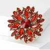 image:imageVintage Crystal Rhinestone Flowershaped Sunflower Brooch Pin AccessoriesD blue