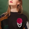 image:imageVintage Fabric Camellia Flower Pearl Tassel Statement BroochRose Red