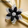 image:imageVintage Flower Brooch for WomenBlack