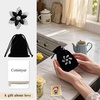 image:imageVintage Flower Brooch for WomenBlack