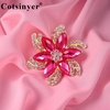 image:imageVintage Flower Brooch for WomenPink