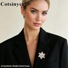 image:imageVintage Flower Brooch for WomenWhiteGold