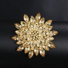 image:imageVintage Rhinestone Flower Brooch Pins for Women Large Crystal Sunflower Brooch Statement Sparkly Brooch Pin for Wedding Party Dress Coat Scarf Jewelry GiftYellow C