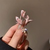 image:imageWCRAZYE Pearl Flower Brooches Pin for Women Girls Gold Plated Fashion Elegant Green Leaf Botanical Floral Lapel Brooch Dress Accessories Cute Wedding Valentines Day Birthday Jewelry Gift SouvenirFlower Brooch 4