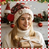 image:imageYowivon Christmas Brooch Pins for Women Fashion Crystal Rhinestone Sparkling Vintage Christmas Holiday Acessories Jewelry Pin Gift for Her Christmas Tree Wreath Snowflake Angel Candy CaneWreath
