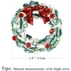 image:imageYowivon Christmas Brooch Pins for Women Fashion Crystal Rhinestone Sparkling Vintage Christmas Holiday Acessories Jewelry Pin Gift for Her Christmas Tree Wreath Snowflake Angel Candy CaneBow Wreath