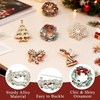 image:imageYowivon Christmas Brooch Pins for Women Fashion Crystal Rhinestone Sparkling Vintage Christmas Holiday Acessories Jewelry Pin Gift for Her Christmas Tree Wreath Snowflake Angel Candy CaneBow Wreath