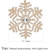 image:imageYowivon Christmas Brooch Pins for Women Fashion Crystal Rhinestone Sparkling Vintage Christmas Holiday Acessories Jewelry Pin Gift for Her Christmas Tree Wreath Snowflake Angel Candy CaneSnowflake