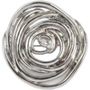 image:image1 PCS Gold Spiral Swirl Brooch Pins for Women Minimalist FashionSilver