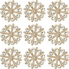 image:image24 pcs Pearl Buttons Rhinestone Crystal Gold Flatback Beads Brooches Elegant Embellishment Accessory DIY Craft for Wedding Party Bags Shoes Dress Home Decoration 287mm Upgraded Design GoldRound Rhinestone Gold