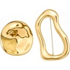 image:image2PCS Gold Brooches and Pins for Women Vintage Pins Brooches