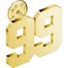 image:imageAMITER Personalized 0100 Number Lapel Pins 18K Gold Brooch Pin Tie Tacks for Suits Neckties Hats Men amp Women99