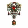 image:imageBlack Large Flower Shape Brooches Elegant Accessory for Clothing and Bags Versatile Wear for Various Occasions Classic Black Color Design Secure Pin ClosureMulticolor